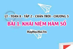 Khái niệm hàm số là gì, giá trị của hàm số tại 1 điểm? Toán 8 chân trời tập 2 chương 5 bài 1